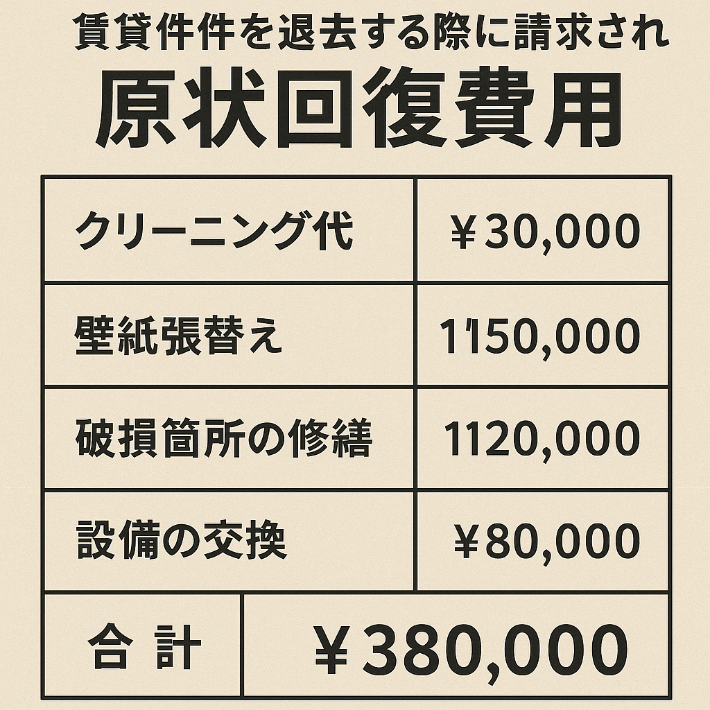 賃貸退去時原状回復費請求への反論文書集（簡潔版）