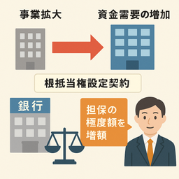 〔改正民法対応版〕根抵当権変更契約証書（極度額増額に関する変更）