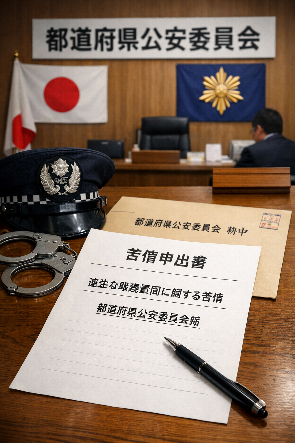 「公安委員会宛　違法な職務質問に対する苦情申出書（警察法79条対応）」