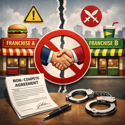 【FC本部必携】フランチャイズ向け競業禁止誓約書｜解約原因別マトリクス・有効性チェックリスト・別紙A〜D付き・トラブル逆引き設計版（Word編集可）