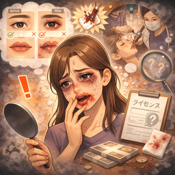 【無資格施術（アートメイク・まつエク等）被害の示談書】医師法違反による傷害・美容トラブルの損害賠償請求に対応したWord雛形