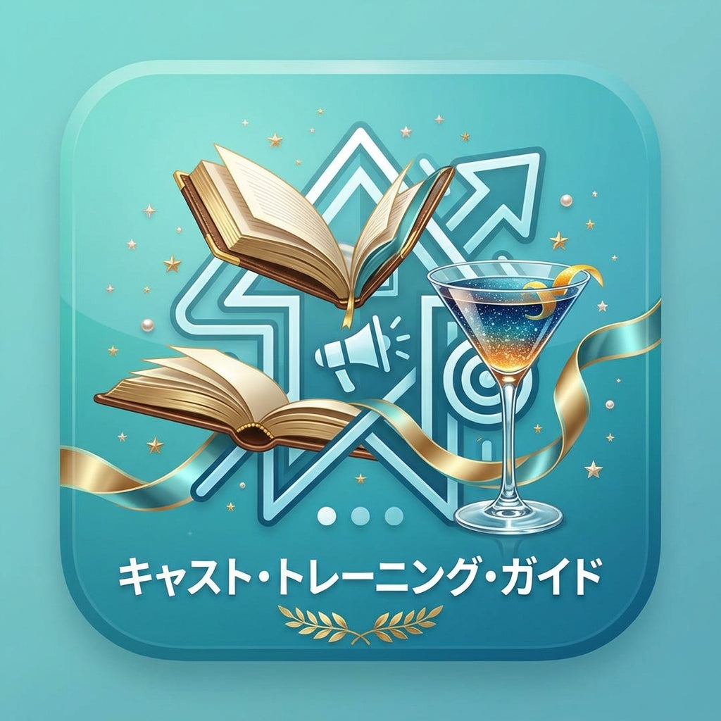 キャバクラ・ガールズバーの新人教育に！即戦力が育つ接客・マナー完全マニュアル雛型