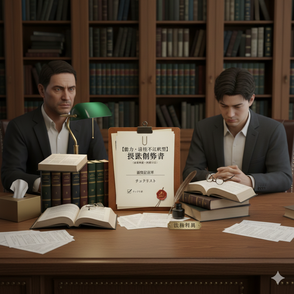 【能力・適性不一致型】退職勧奨書＋面談記録票＋チェックリスト3点セット（詳細解説・判例付き）