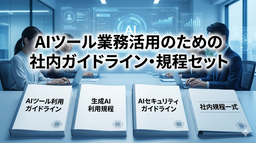 AIツール業務活用 社内ガバナンス完全対応セット｜AI利用規程＋入力禁止情報チェックリスト＋ベンダー向けNDA＋申請書・インシデント記録簿（生成AI情報漏洩対策・ChatGPT/Copilot/Gemini対応）Word版