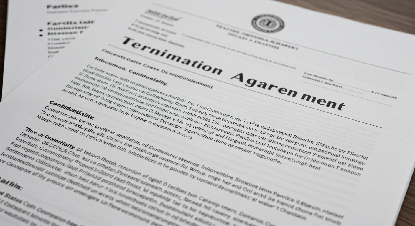 Termination Agreement〔解除合意書〕日本語訳付